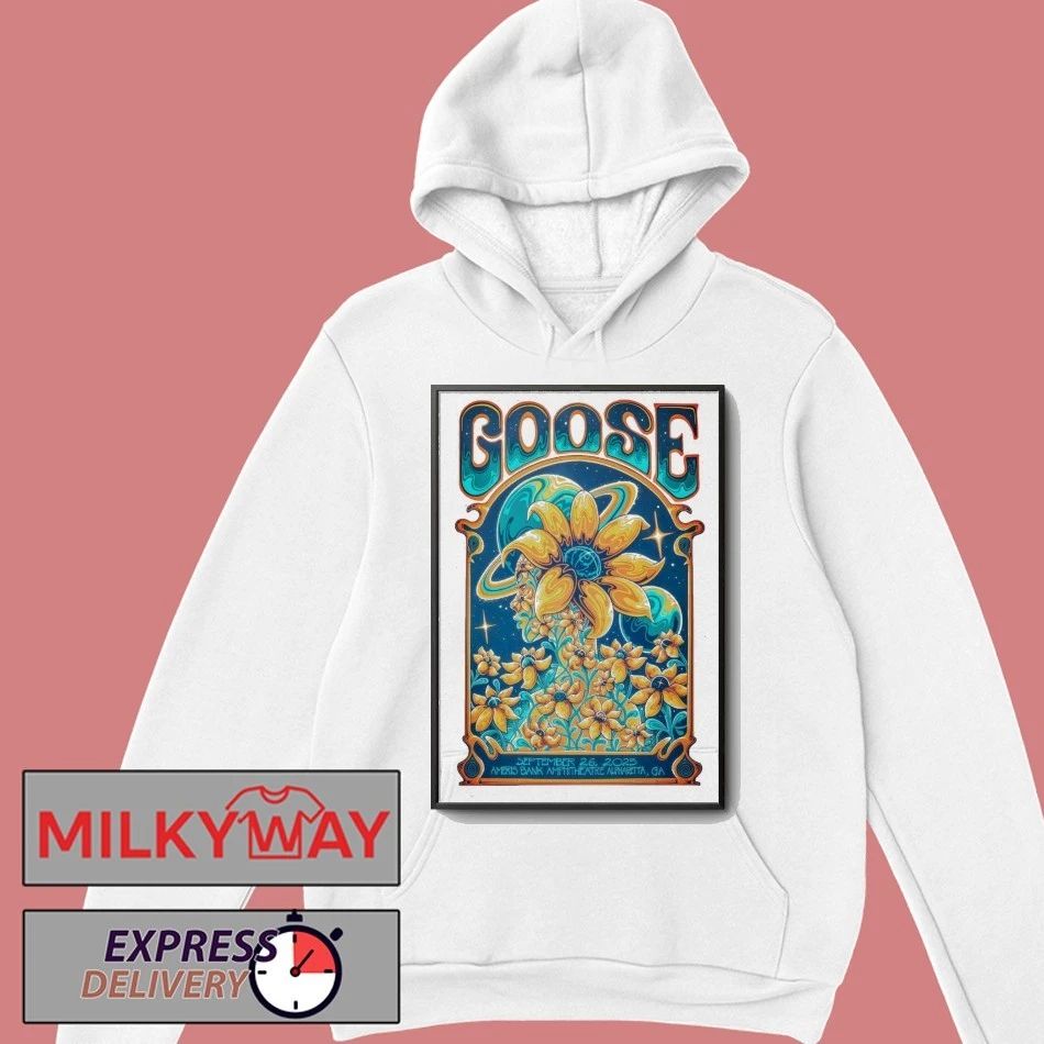 Goose Sep 26 2025 Ameris Bank Amphitheatre In Alpharetta GA Poster shirt Unisex , , , Long Sleeve Tee