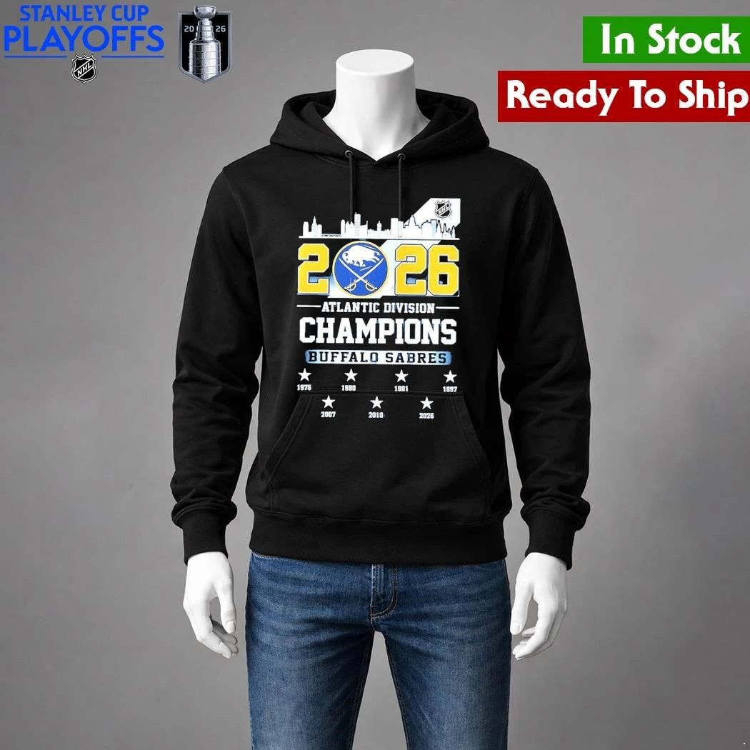 2026 Atlantic Division Champions Buffalo Sabres NHL Shirt Unisex , , , Long Sleeve Tee
