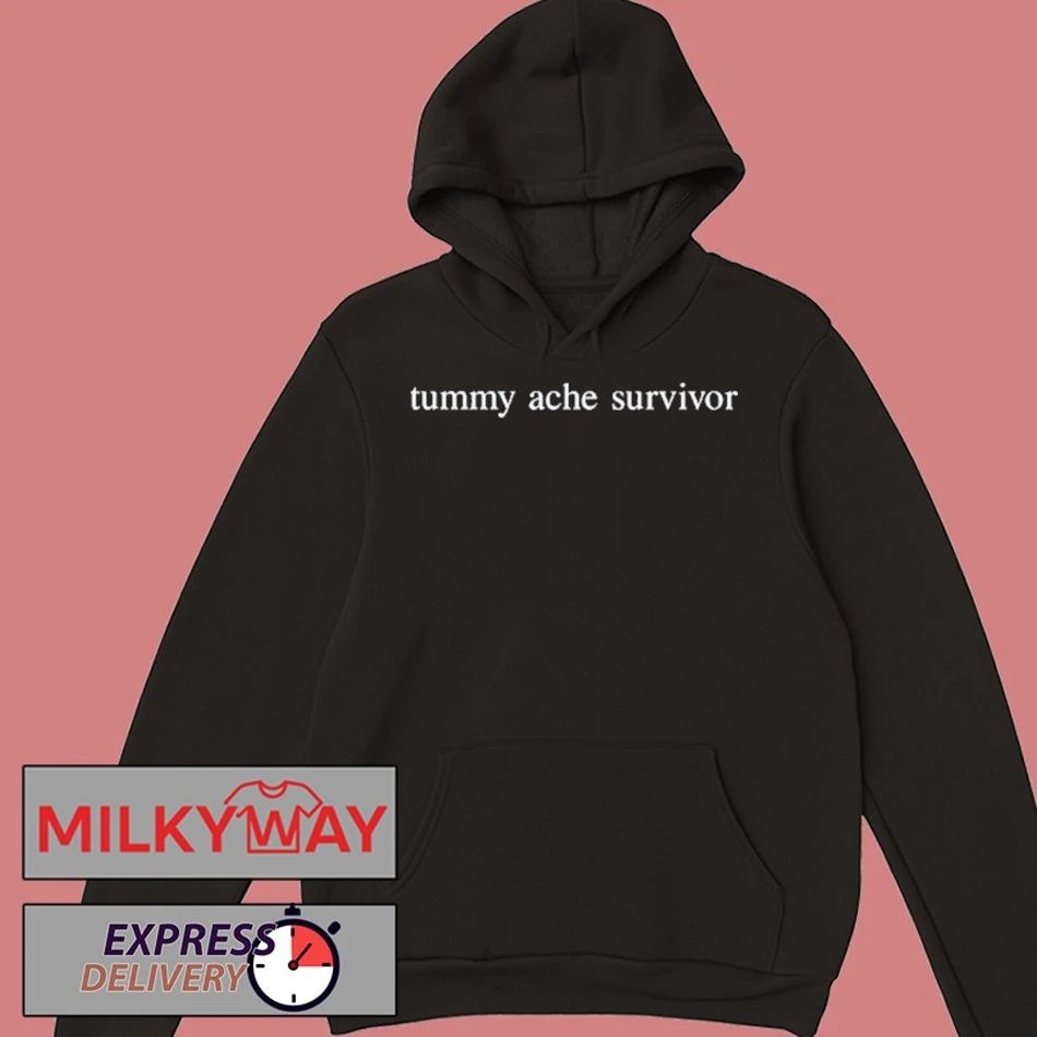 2025 Julian And Logan tummy ache survivor Shirt Unisex , , , Long Sleeve Tee