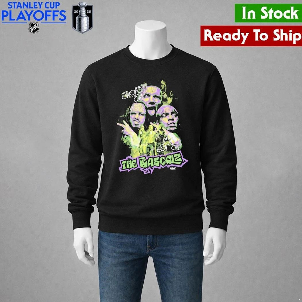 AEW The Rascalz Smoke ‘Em if You Got ‘Em Shirt Unisex , , , Long Sleeve Tee
