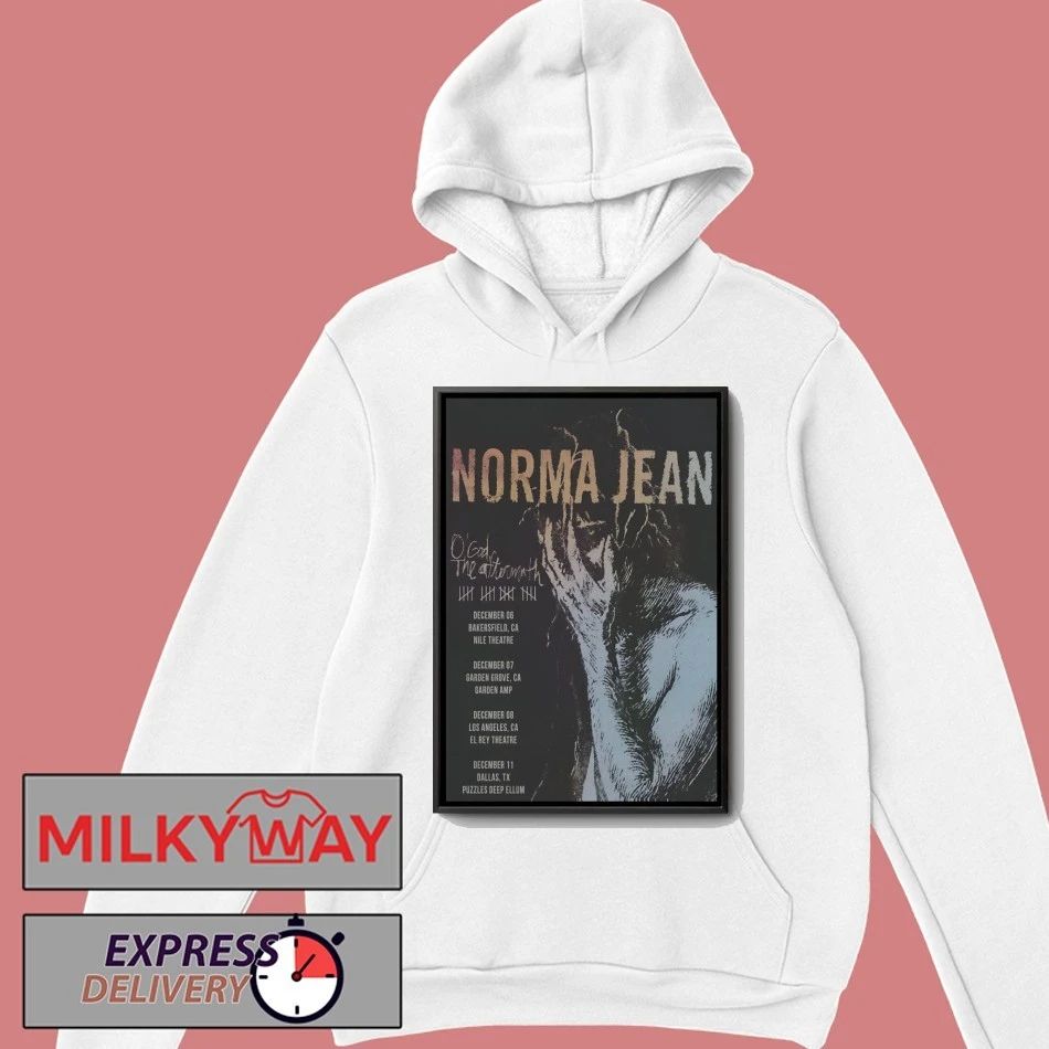 Norma Jean O’ God The Aftermath 2025 Shows Poster shirt Unisex , , , Long Sleeve Tee