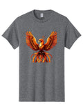 Phoenix-6 Mens Graphic Tee, 100% Cotton, Casual Summer Wear Unisex , , , Long Sleeve Tee