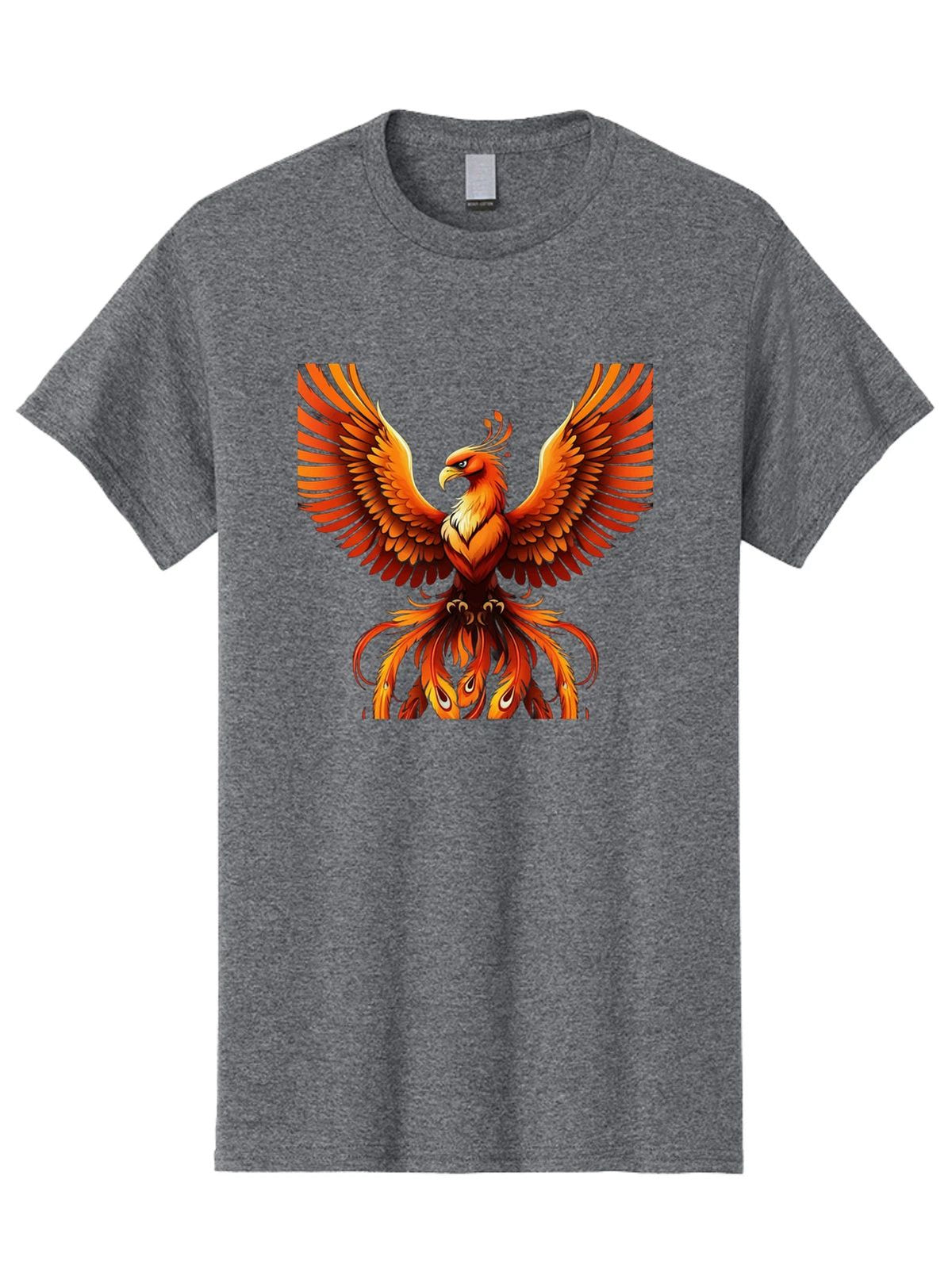Phoenix-6 Mens Graphic Tee, 100% Cotton, Casual Summer Wear Unisex , , , Long Sleeve Tee