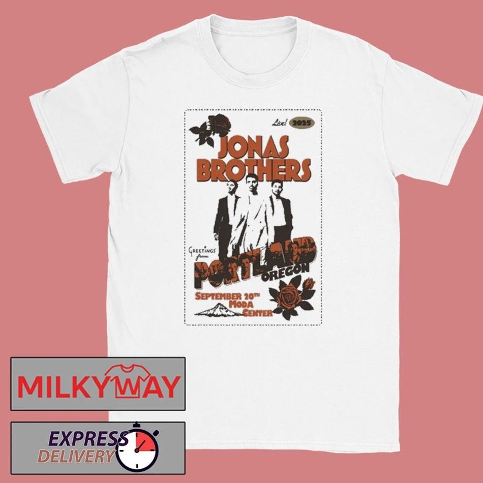 Jonas Brothers 09-20-2025 Portland, OR shirt Unisex , , , Long Sleeve Tee
