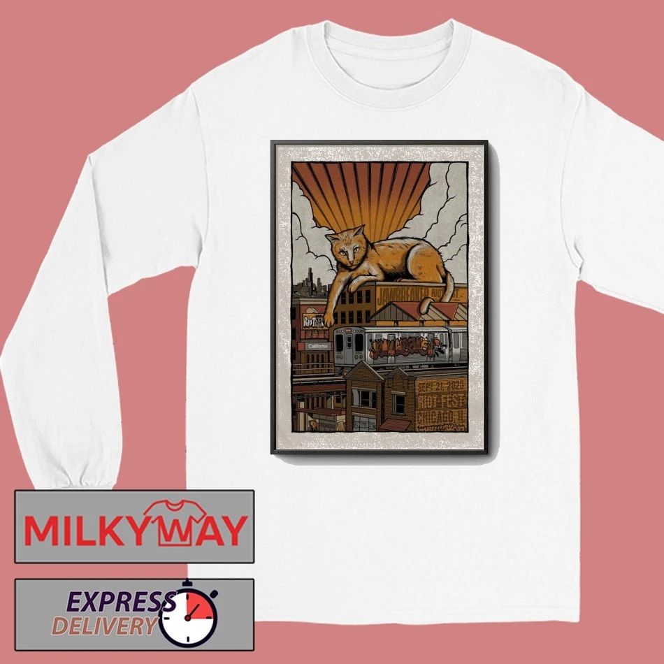 Jawbreaker Douglass Park. Chicago. IL Sep 21, 2025 Poster shirt Unisex , , , Long Sleeve Tee