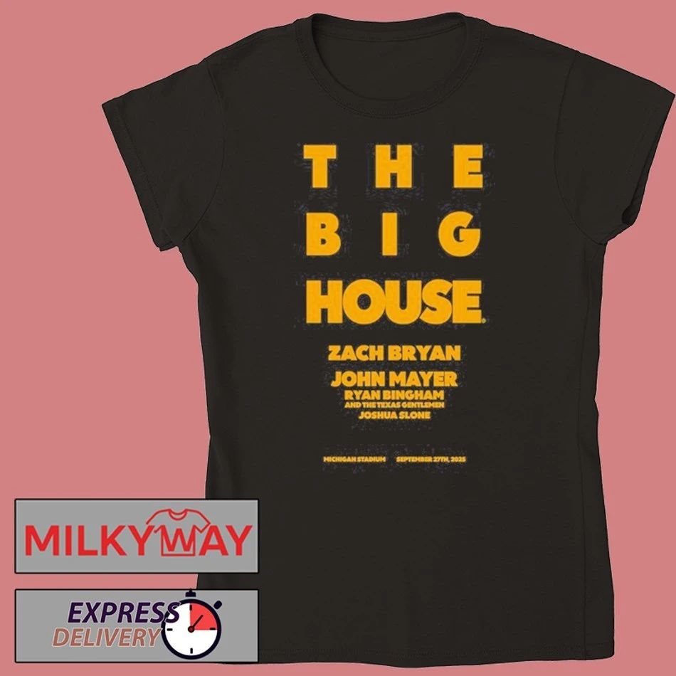 Zach Bryan Big House 2025 Shirt Unisex , , , Long Sleeve Tee