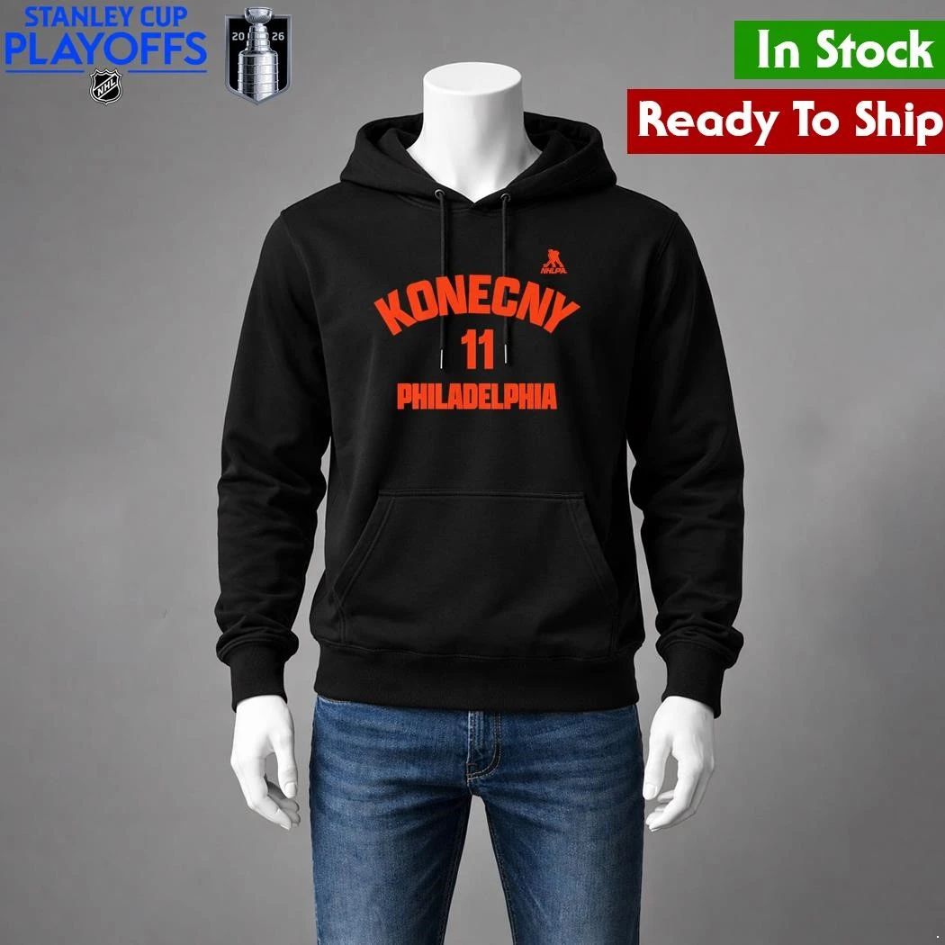 Travis Konecny Philadelphia Name & Number Shirt Unisex , , , Long Sleeve Tee