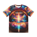 All Over Print T Shirt Surreal Open Lips Fantasy Artwork Unisex , , , Long Sleeve Tee