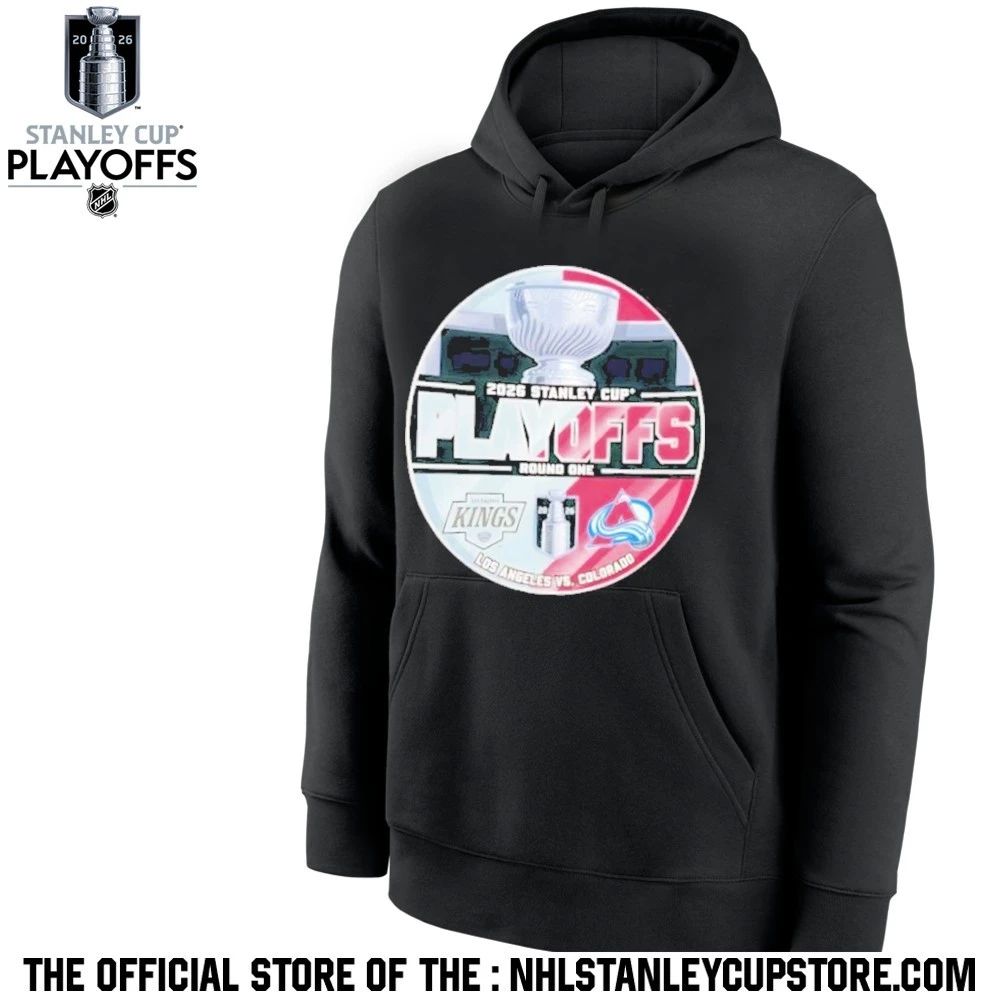 Colorado Avalanche vs Los Angeles Kings 2026 Stanley Cup Playoffs Round One Shirt Unisex , , , Long Sleeve Tee