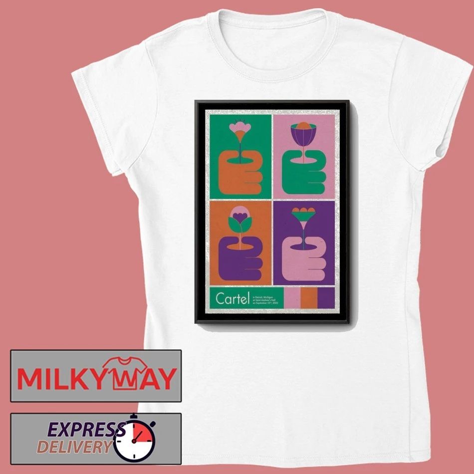 Poster Cartel Event Detroit, MI 09.23.2025 shirt Unisex , , , Long Sleeve Tee