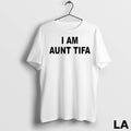 Original Michael Chudzik I Am Aunt Tifa White 2025 Unisex , , , Long Sleeve Tee
