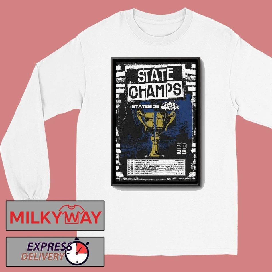 State Champs November 2025 Concert Poster shirt Unisex , , , Long Sleeve Tee