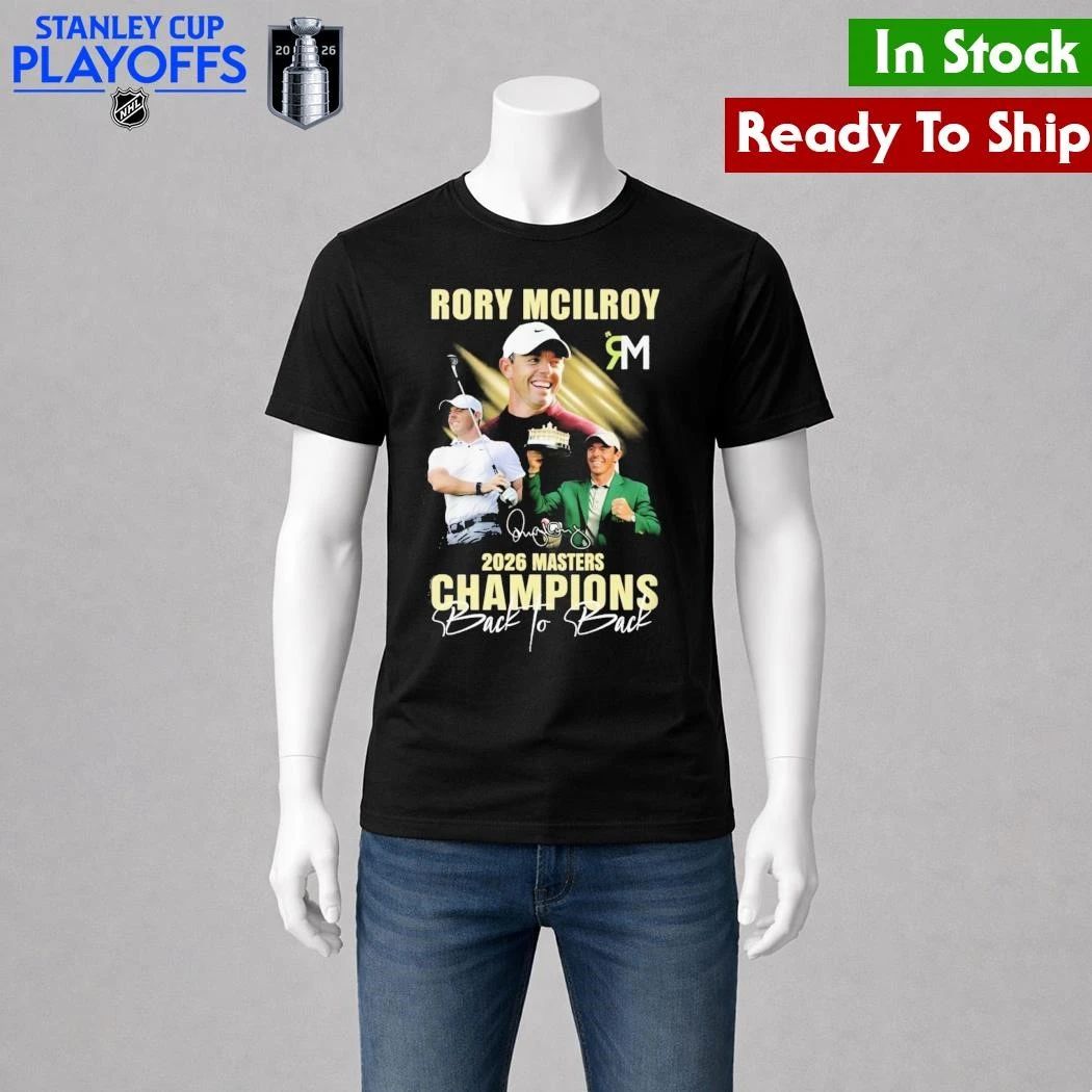 Rory McIlroy Champions Back To Back Master Golf Shirt Unisex , , , Long Sleeve Tee