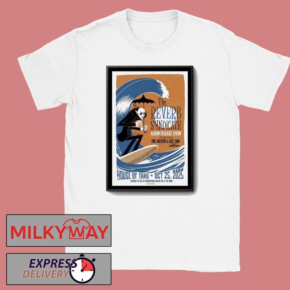 The Reverb Syndicate Oct 25, 2025 Ottawa, House of TARG Poster shirt Unisex , , , Long Sleeve Tee
