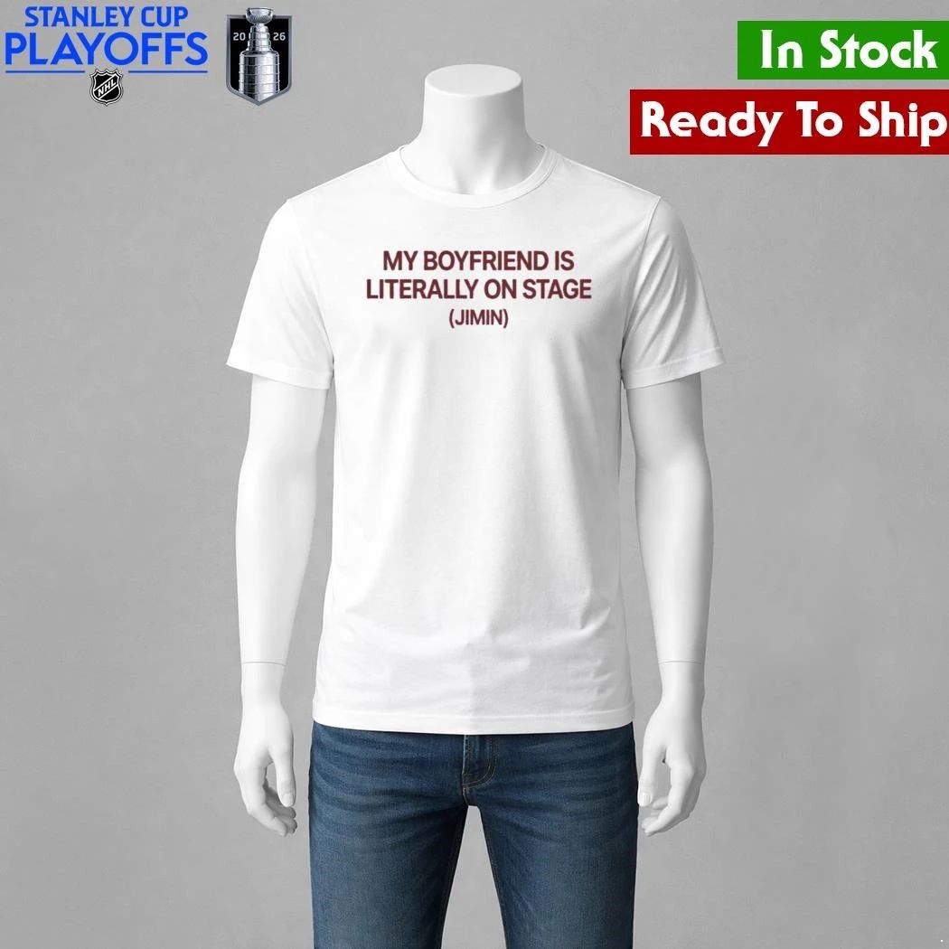 My Boyfriend Is Literally On Stage Jimin Shirt Unisex , , , Long Sleeve Tee