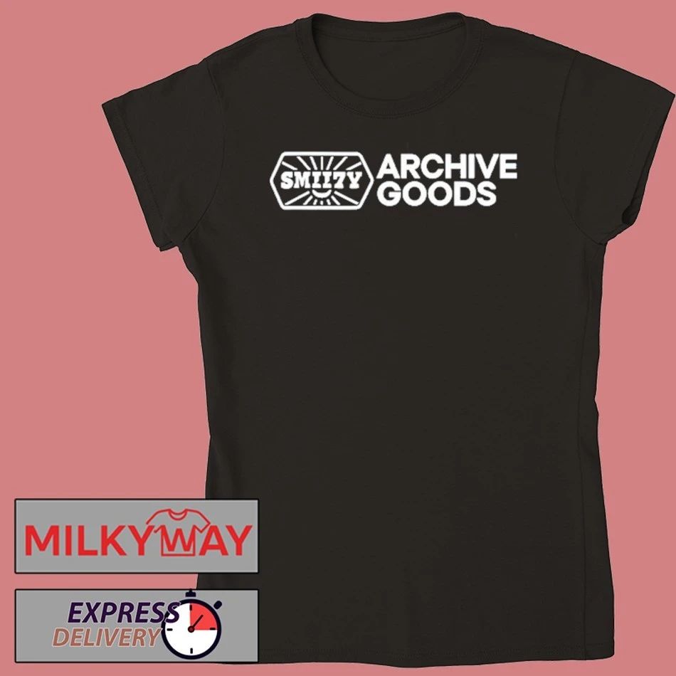 Smii7y Archive Goods Black Shirt Unisex , , , Long Sleeve Tee