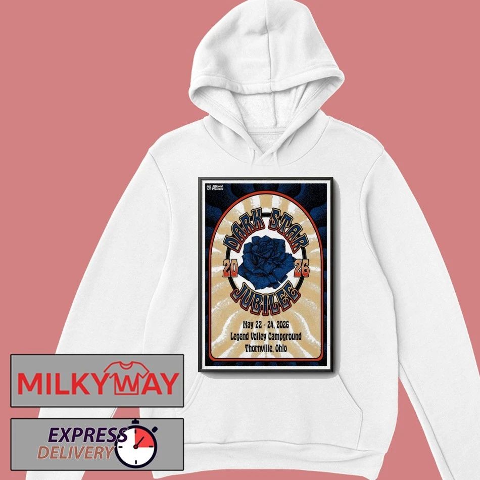 Dark Star Jubilee Music Festival Poster shirt Unisex , , , Long Sleeve Tee