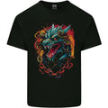 Dragon in Chains Fantasy Mens Cotton Tee Top Unisex , , , Long Sleeve Tee