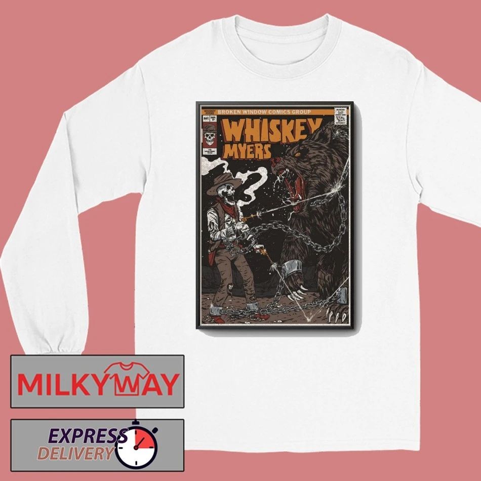 Whiskey Myers Sept 27 2025 In The Woodlands, TX Tour Poster shirt Unisex , , , Long Sleeve Tee