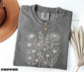 Wildflowers Flower Boho Comfort Tee Nature Lover Gift Unisex , , , Long Sleeve Tee