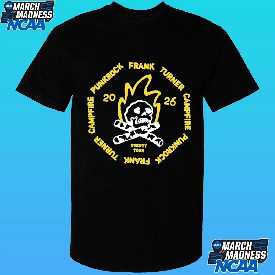 Frank Turner Campfire Punkrock Twenty Tour April 2026 Shirt Unisex , , , Long Sleeve Tee