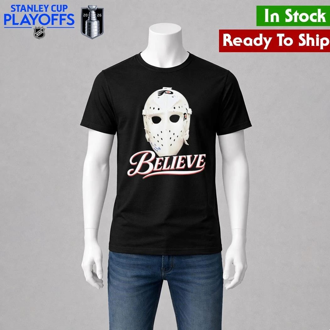 Parent Believe Mask Philadelphia Flyers Shirt Unisex , , , Long Sleeve Tee